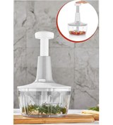 Resim NEWSTORE HOME 3 Bıçaklı Çelik Basmalı El Rondosu 