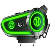 Resim Deanb A030 Ip7 Su Geçirmez Rgb Wireless İnterkom Motor Motosiklet Stereo 