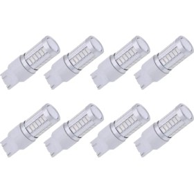 Resim Sulhul 7443, T20 LED Bulbs Red 900 Lumens Super Bright Turn Light Back Up Reverse Light Tail Light Bulb Dc 12V 3.6W (Pack Of 8) (Yurt Dışından) 