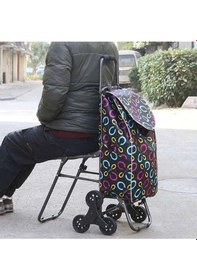 Resim Sandalyeli Pazar Arabası Diğer 