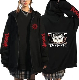 Resim GALASHOP Berserk Anime Fermuarlı Hoodie Model 101 