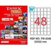 Resim Tanex Tw-2048 32X32MMx100Ad.Lazer Yazıcı Etiketi 