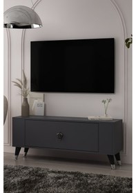 Resim Tv1352dd Retro-32 Tv Sehpası Antrasit-gümüş Antrasit-gümüş 
