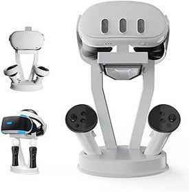 Resim GXW VR Stand Tutucu ile Uyumlu Meta 2/Quest 3/Pico 4/Vision Pro/PSVR 2 için, Kulaklık Ekran Standı ve Montaj Kontrolörleri Aksesuarları 