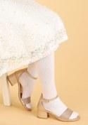 Resim Kiko 765 Çatlak Günlük Kız Çocuk 3 Cm Topuk Sandalet Ayakkabı 