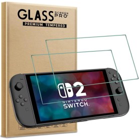Resim Gizala Switch 2 Slim Taşıma Çantası + Switch 2 Temperli Cam Ekran Koruyucu 2li Bundle Paket 