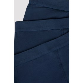Resim Penti Erkek Pamukl Basic Mavi 3'lü Boxer Külot 