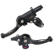 Resim Tongdashop Siyah 1 Çift Evrensel Off-road Motor Cnc Alüminyum Gidon Aksesuarları Honda Triumph Yamaha Suzuki Benelli Ducati 