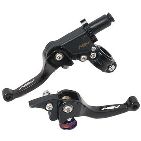 Resim Tongdashop Siyah 1 Çift Evrensel Off-road Motor Cnc Alüminyum Gidon Aksesuarları Honda Triumph Yamaha Suzuki Benelli Ducati 