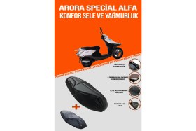 Resim PROOFMOTO ARORA Special Alfa Konfor Sele ve Yağmurluk Kılıf 