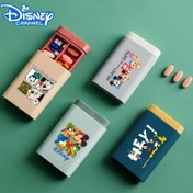 Resim Mickey Aile Desenli Taşınabilir İlaç Saklama Kutusu - 7 Gün Seyahat İlaç Kutusu, Mini Bölücülerle, Vitaminler ve Takviyeler için Kapalı Saklama, Gıda Güvenli Plastik, Sevimli Tasarım, Günlük İlaç Yönetimi için Uygun, İlaç Kutusu 