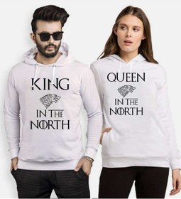 Resim Tshirthane King Queen Stark Sevgili Kombinleri Kapüşonlu Kombin 