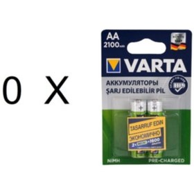 Resim Varta 56706 Şarjlı Kalem Pil (aa) 2100 Mah 1.2 V 20 Li 