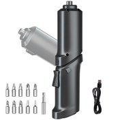 Resim Maiyame 3.5n/m Li-poly Akülü Darbeli Vidalama Seti, Çevirkli Kafa, Led Işık, Ev Bakımı/panel Delme, 12 Parça Plastik, 3.6v 