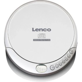 Resim Lenco Taşınabilir CD Çalar / Mp3 Çalar Discman Anti Şok Özellikli Gümüş CD-201 Sı 