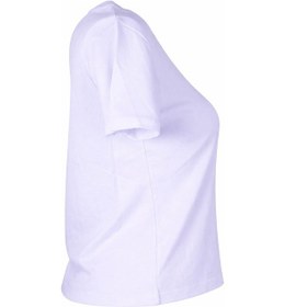 Resim Trender Çapka Baskı Beyaz Kadın T-shirt 6720 Beyaz 
