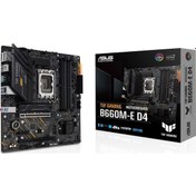 Resim Asus TUF GAMING B660M-E D4 Intel LGA1700 DDR4 Micro ATX Anakart 