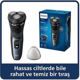 Resim Philips 3000 Serisi Islak & Kuru Elektrikli Tıraş Makinesi - S3144/00 60 DK 
