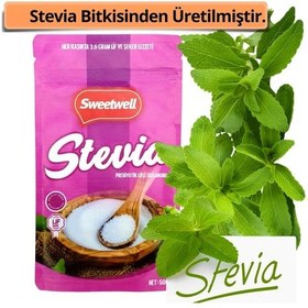 Resim Sweetwell Stevia Prebiyotik Lifli Toz Tatlandırıcı 500 G x 3 Adet 