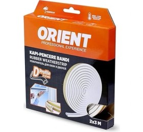 Resim Kapı Pencere Fitili Soğuk Izolasyon Bandı Beyaz 2x3=6 mt 