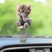 Resim Sevimli Akrilik Kedi Araba Dekoru - Arabalar, Masalar ve Bisikletler için Çok Fonksiyonlu 2D Süs | Ebeveynler ve Arkadaşlar için Mükemmel Hediye 