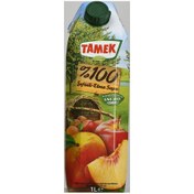 Resim Tamek Şeftali Elma %100 Meyve Suyu 1 L 