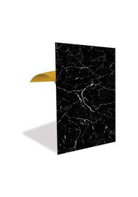 Resim Tink Kendinden Yapışkanlı Siyah-beyaz Mermer Desenli Pvc Panel 41x62cm 