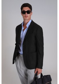 Resim Lufian Dor Spor Erkek Blazer Ceket Slim Fit Siyah Siyah 112140204100100 Siyah 