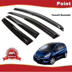 Resim Point Honda Jazz Mügen Cam Rüzgarlığı 2009-2011 Arası 4 Lü Takım 