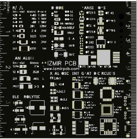 Resim Pcb Ölçüm Ve Referans Cetveli 