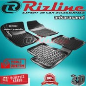 Resim Rizline Peugeot 207 3D Paspas Havuzlu Siyah Hb 2006-2012 Arası N11.23978 