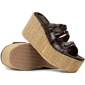 Resim Deery Kadın Kahverengi Platform Terlik - Rd120zkhvc01 Kahverengi 