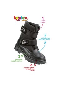 Resim Kaptan Junior Kız Çocuk Botu Fenk 550 Siyah 