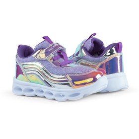 Resim BUCKHEAD Trio Shıny Hologram Kız Bebek & Çocuk Işıklı Sneaker Ayakkabı Buck4246 
