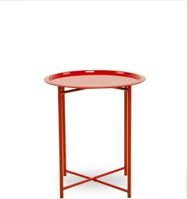 Resim HASTUNÇ Katlanır Metal Ofis Orta Sehpa-kırmızı 