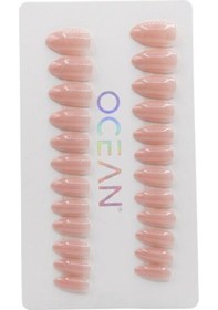Resim Ocean Profesyonel Takma Tırnak Seti Glazed Dark Pink Ebay-206 