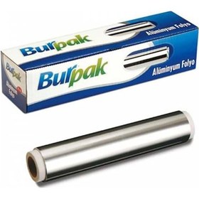 Resim Burpak Alüminyum Folyo - 30 CM x 50 Metre - 10 Mikron - 5 Paket 