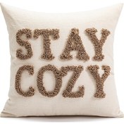 Resim Mufunye Noel Temalı Dekoratif Yastık Kılıfı - Ins Tarzı Dikişli, 45x45 Cm, Koltuk/araba/ev İçin, Staycozy Dolgu Yok 