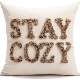 Resim Mufunye Noel Temalı Dekoratif Yastık Kılıfı - Ins Tarzı Dikişli, 45x45 Cm, Koltuk/araba/ev İçin, Staycozy Dolgu Yok 