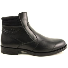 Resim Forelli 31664 Erkek Siyah Deri Comfort Bot 