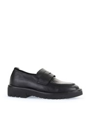 Resim Bueno Shoes Siyah Deri Kadın Loafer 01wz6703 
