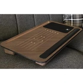 Resim Axolotl Telefon ve Tablet Bölmeli Minderli Laptop Sehpası Notebook Bilgisayar Çalışma Masası, Antik Meşe 