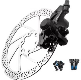 Resim Bike And Art Tektro MD-M280 Elektrikli Bisiklet Rks Alba Mekanik Disk Fren Kaliperi ve Rotor 