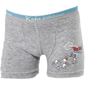 Resim 12 Adet Kota Erkek Çocuk Baskılı Likralı Boxer Karışık Renk 1005 