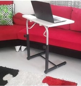 Resim Depolife Notebook Laptop Sehpası Bilgisayar Ders Çalışma Masası Eğim Yükseklik Ayarlı Katlanır 