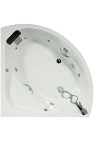 Resim Waterway Cheyenne Jakuzi 135x135 H:55 Bonus Hidromasaj Sistemli Küvet 