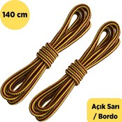 Resim ipekbazaar 140 Cm Açık Sarı, Cat Bot Ayakkabı Bağcığı Bağı Ipi, Fitilli Dayanıklı Sağlam Bağcık, Shoelace 