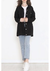 Resim Gabardin Ceket Siyah2 - 9002.1367. 