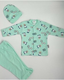 Resim Sebi Bebe Ayılı Kız Desenli Pijama Takımı TYC00658523211 