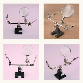 Resim Mg 08 Mercekli Havya Sehpası Havya Standı Zd-10d 